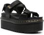 Dr. Martens Kimber touch-strap platform sandals Black - Thumbnail 2