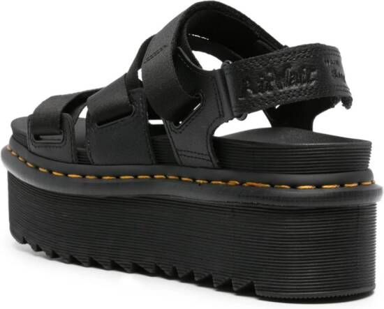 Dr. Martens Kimber touch-strap platform sandals Black