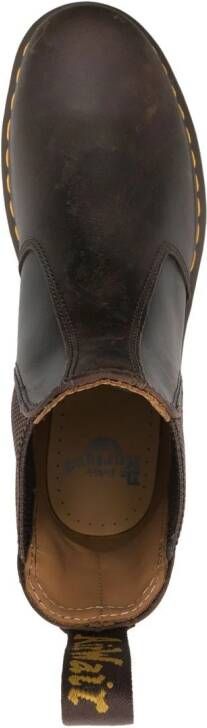 Dr. Martens leather ankle boots Brown