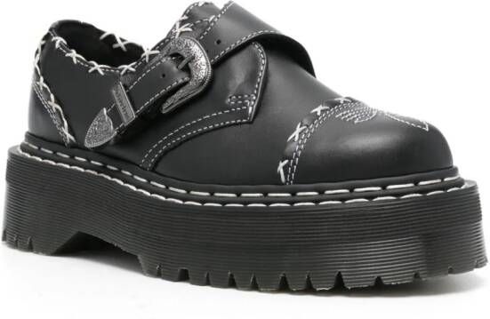 Dr. Martens Monk Gothic Americana platform loafers Black