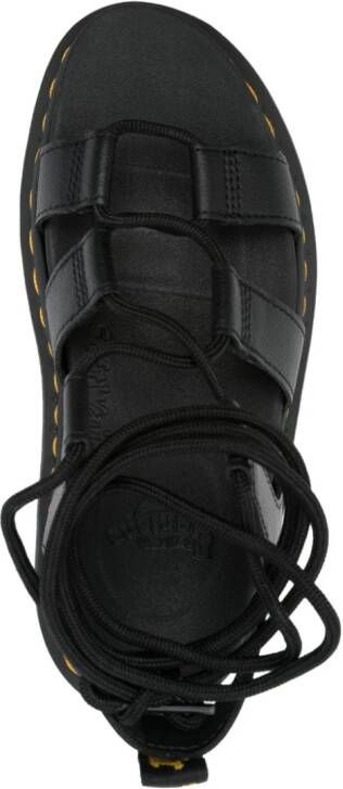 Dr. Martens Nartilla 60mm leather sandals Black