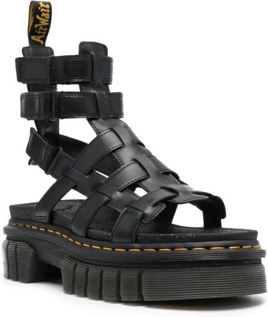 Dr. Martens Ricki platform caged sandals Black