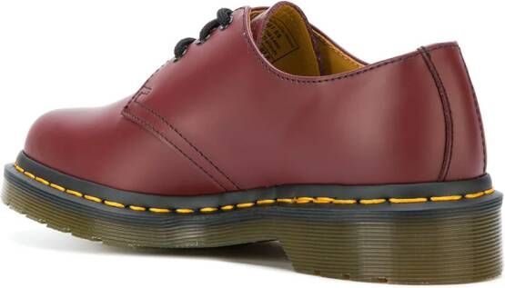 Dr. Martens ridged sole brogues Red