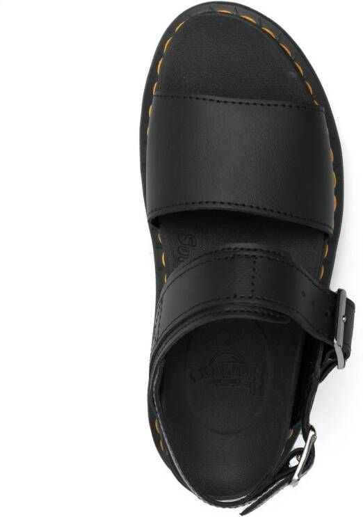 Dr. Martens Voss platform leather sandals Black