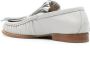DRIES VAN NOTEN folded-fringes leather loafers Grey - Thumbnail 3