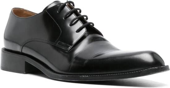 DRIES VAN NOTEN leather derby shoes Black