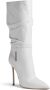 Dsquared2 100mm draped-detail leather boots White - Thumbnail 2
