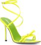 Dsquared2 115mm bow-detailed leather sandals Yellow - Thumbnail 2