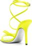 Dsquared2 115mm bow-detailed leather sandals Yellow - Thumbnail 3