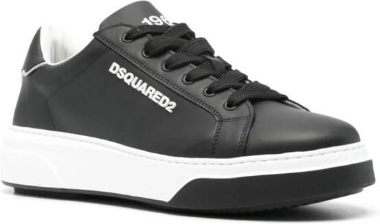 DSQUARED2 1964 leather sneakers Black