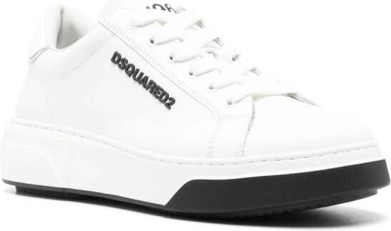 DSQUARED2 1964 leather sneakers White