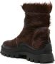 Dsquared2 35mm zip-front chunky boots Brown - Thumbnail 3