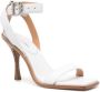 Dsquared2 95mm ankle strap-fastening sandals White - Thumbnail 2