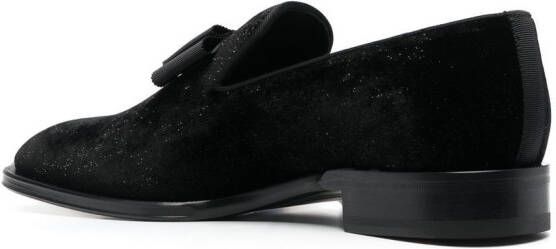 Dsquared2 almond-toe bow-detail loafers Black