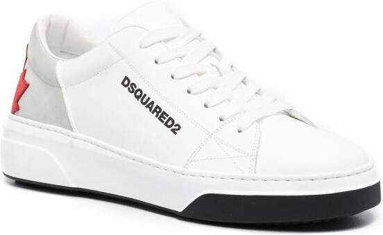Dsquared2 applique low-top sneakers White