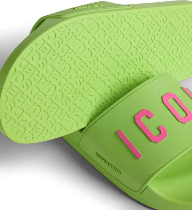 Dsquared2 Be Icon slides Green