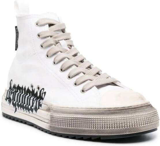 Dsquared2 Berlin distressed sneakers White