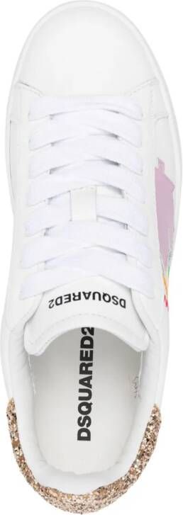 Dsquared2 Boxer contrast-stitch sneakers White
