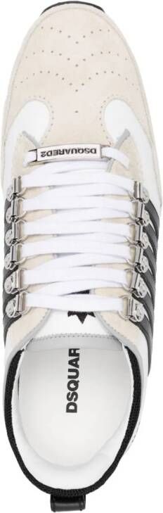 Dsquared2 Boxer stripe-print sneakers White