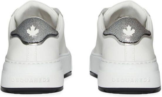 Dsquared2 branded heel-counter low-top sneakers White