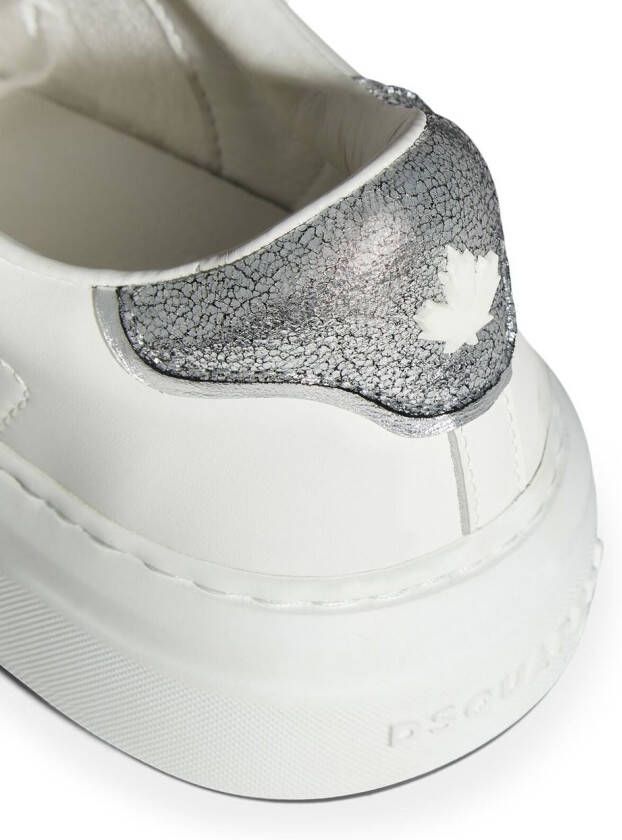 Dsquared2 branded heel-counter low-top sneakers White