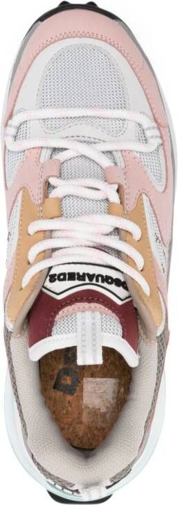 Dsquared2 Bubble panelled chunky sneakers Pink
