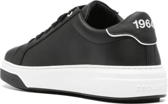 Dsquared2 Bumper lace-up leather sneakers Black