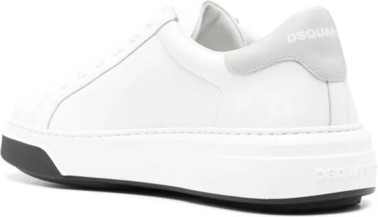 Dsquared2 Bumper leather sneakers White