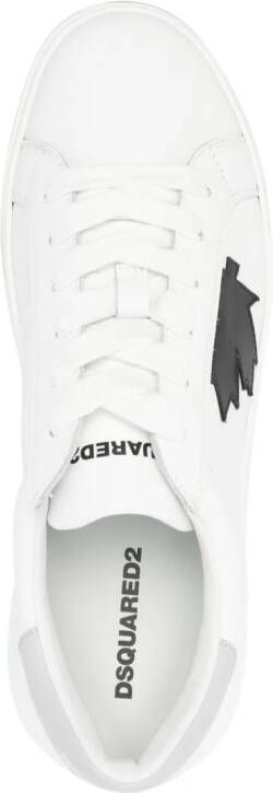 Dsquared2 Bumper leather sneakers White