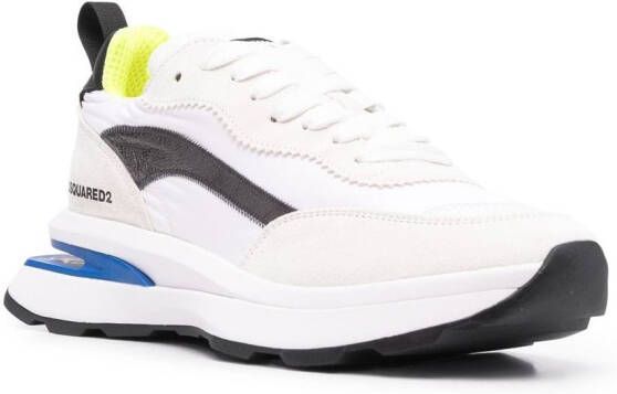Dsquared2 colour block low top sneakers White