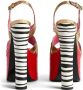 DSQUARED2 colour-block platform sandals Gold - Thumbnail 3