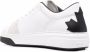 Dsquared2 contrasting-heel low-top sneakers White - Thumbnail 3