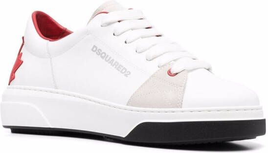 Dsquared2 contrasting-heel low-top sneakers White