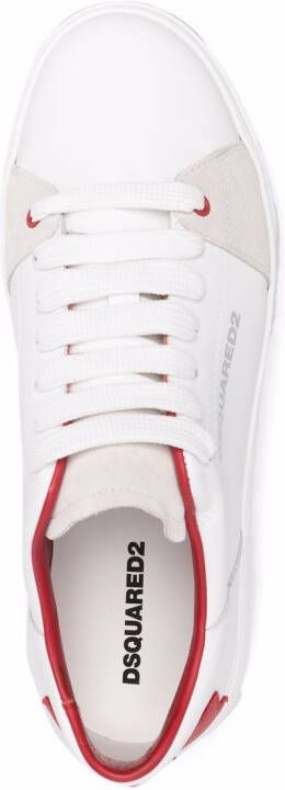 Dsquared2 contrasting-heel low-top sneakers White