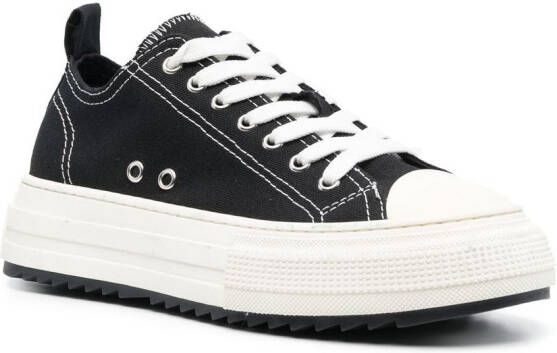 Dsquared2 contrasting-stitch detail low-top sneakers Black