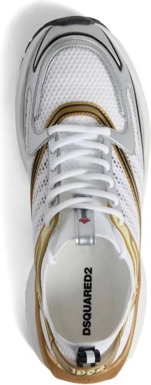 Dsquared2 Dash panelled mesh sneakers White