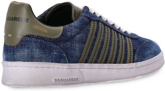 Dsquared2 denim lace-up sneakers Blue