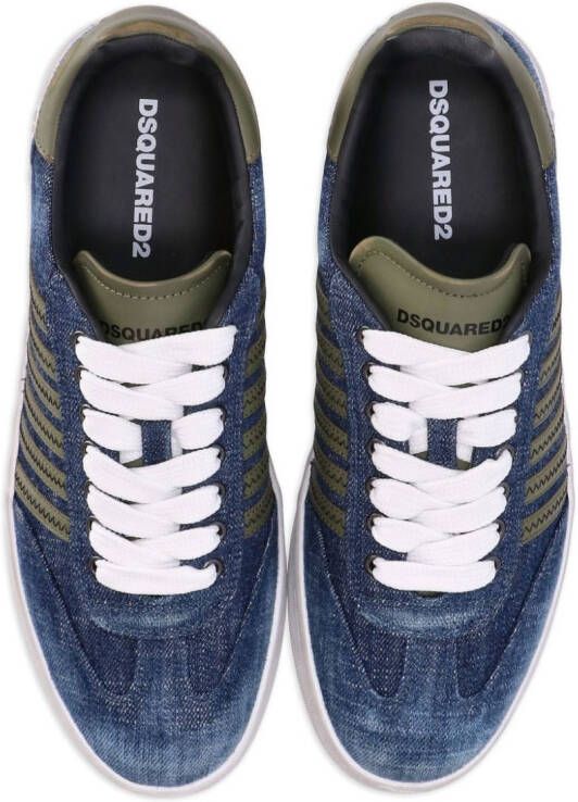 Dsquared2 denim lace-up sneakers Blue
