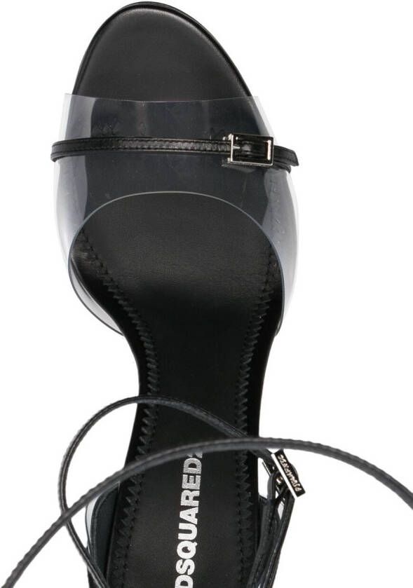 Dsquared2 Dominatrix 105mm sandals Black