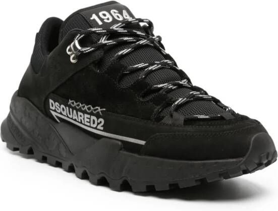 Dsquared2 Free panelled suede sneakers Black