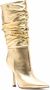 DSQUARED2 gathered-detail 120mm boots Gold - Thumbnail 2