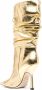 DSQUARED2 gathered-detail 120mm boots Gold - Thumbnail 3