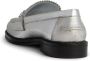 Dsquared2 Gothic metallic-finish leather loafers Silver - Thumbnail 3