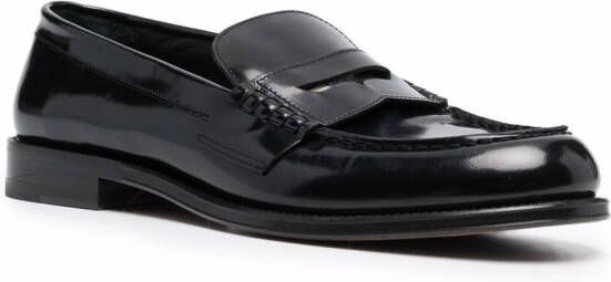 Dsquared2 high-shine penny loafers Black