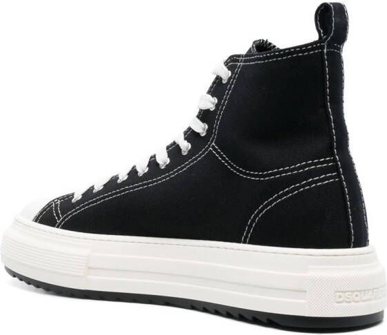 Dsquared2 high-top flatform sneakers Black