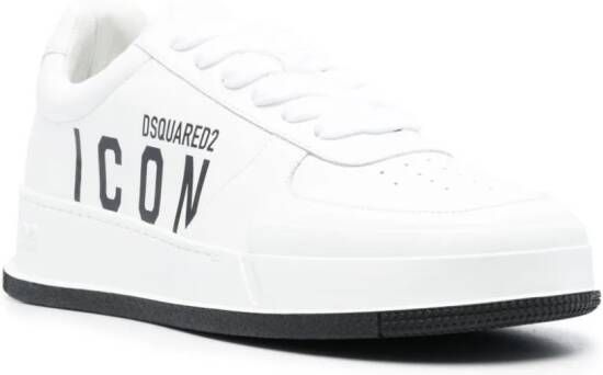 Dsquared2 Icon lace-up low-top sneakers White