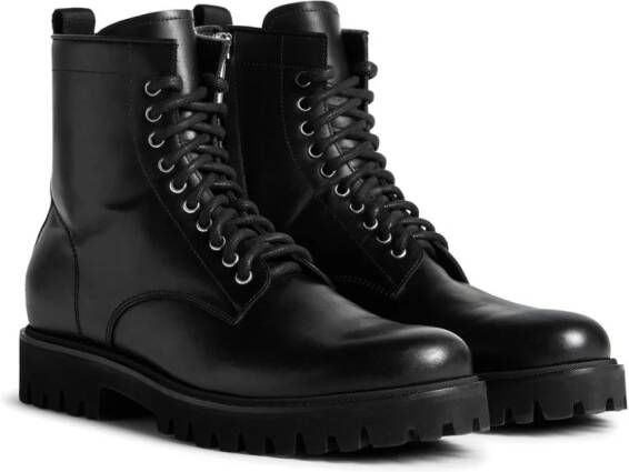 Dsquared2 Icon leather ankle boots Black