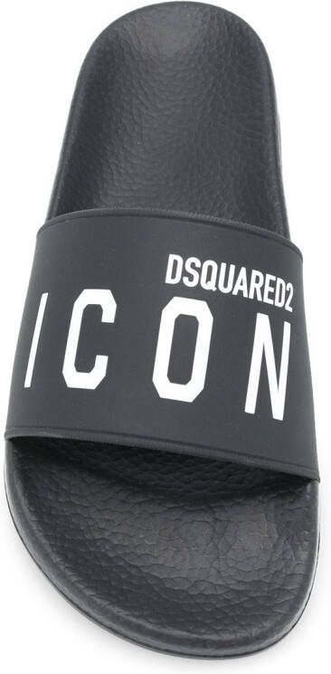 DSQUARED2 Icon slides Black