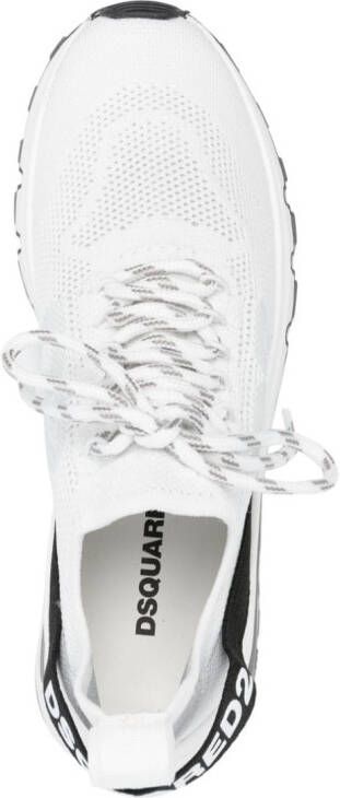 Dsquared2 intarsia-knit low-top sneakers White