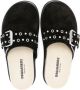 Dsquared2 Kids buckle-detailed suede mules Black - Thumbnail 3